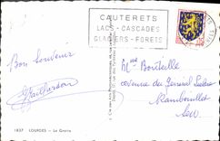 CPA Lourdes La Grotte 