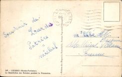 CPA Lourdes Hautes Pyrenees La Benediction des Malades pendant la Procession 