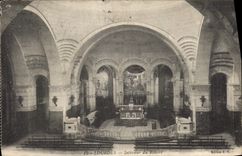 CPA Lourdes Interieur du Rosaire 
