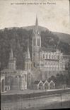 CPA Lourdes La Basilique et les Piscines 