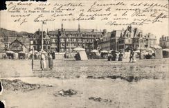 CPA Trouville La Plage et l'Hotel de Paris 