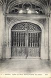 CPA Bourg Eglise de Brou Porte d'Entree du Choeur 