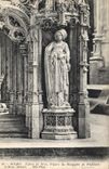 CPA Bourg Eglise de Brou Figure du Mausolee de Philibert le Beau 