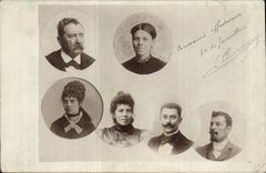 CARTE PHOTO Personnages