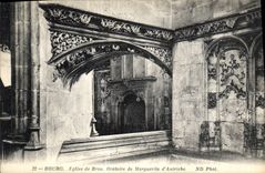 CPA Bourg Eglise de Brou Oratoire de Marguerite d'Autriche 