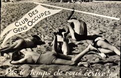 CPA Club des Gens Occupes En Vacances 
