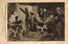 CPA Rouget de lisle chantant pour la premiere fois la Marseillaise