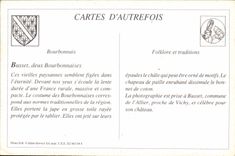 REPRO Busset Types de Bourbonnaises Folklore