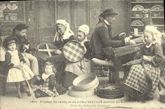 REPRO Tissage de tamis et de crible dans une famille de Bannalec Serie des Industries Bretonnes 