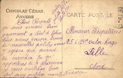 CPA Village Chocolat Cesar Anvers