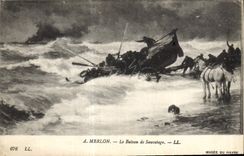 CPA A Merlon Le Bateu de Sauvetage Musee du Havre