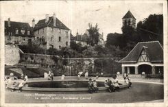 CPA Montlucon Le Jardin public Boulevard Carnot 