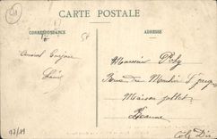 CPA Bourg Rue Centrale Eglise de Broi Le Grand Portail