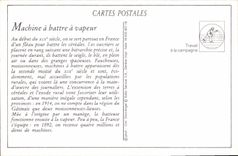 REPRO Machine a battre a vapeur 