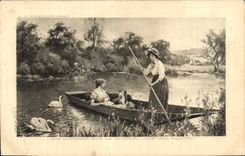 CPA Une journee sur la Rivere 