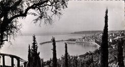 CPA Menton Vue generale prise des Colombieres 