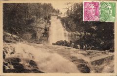 CPA Cauterets Cascade du Pont d'Espagne 