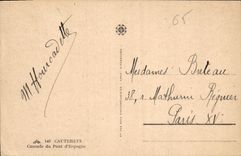 CPA Cauterets Cascade du Pont d'Espagne 