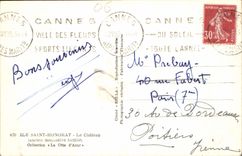 CPA Ile Saint Honorat Le Chateau l'ancien monastere 