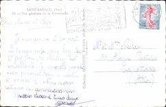 CPA Saint Raphael Var vue generale de la Promenade 