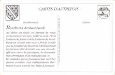 REPRO Folklore Allier Bourbon L'Archambault Chaise a Porteurs
