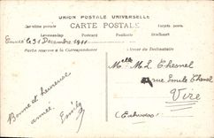 CPA Bonne Annee Homme