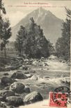 CPA Les Hautes Pyrenees Cauterets Le Gave et le Peguere 