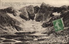 CPA Environs de Cauterets Massif de Vignemale le Glacier des Oulettes La Pigue Longue de Vignemale 