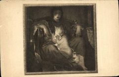 CPA Obrovsky La vierge bohemienne