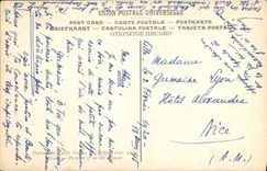 CPA March Esteban Una Vieja Museo del Prado Madrid 