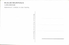 CPA Museum Mauritshuis's Gravenhage Rembrandt Simeon in den Tempel 