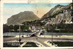 CPA Grenoble Place de la Bastille et le Neron 