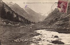 CPA Environs de Cauterets La Vallee de Lutour 
