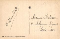 CPA Cauterets Le Pont d'Espagne 