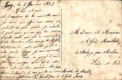 CPA Bonne Annee Femme