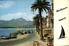 CPA Meilleurs Voeux Bateau