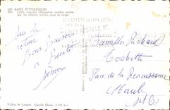 CPA Les Alpes Pittoresques Cette aiguille imposante semble proteger les chalets blottis sous la neig