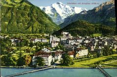 CPA Interlaken mit Jungfrau 