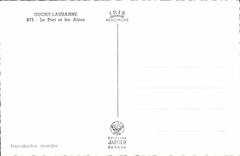 CPA Ouchy Lausanne Le Port et les Alpes