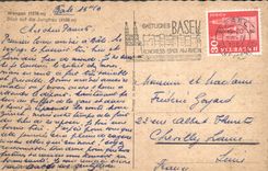 CPA Wengen Blick auf die Jungfrau