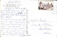 CPA Col de Braus Les Lacets du Col 