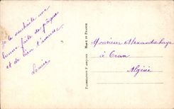 CPA Heureuses Paques Femme