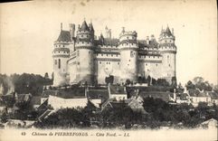 CPA Chateau de Pierrefonds Cote Nord 