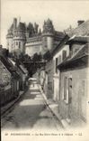 CPA Pierrefonds La Rue Notre Dame et le Chateau 