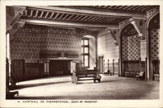 CPA Chateau de Pierrefonds Salon de Reception 