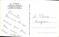 CPA Lourdes La Basilique et l'Esplanade 