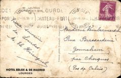 CPA Lourdes La Pasilique et la Gave 