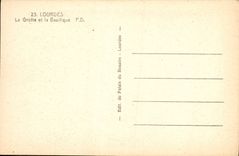 CPA Lourdes La Grotte et la Basilique 