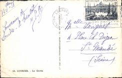 CPA Lourdes La Grotte 