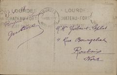 CPA Lourdes Apparition de la Vierge 